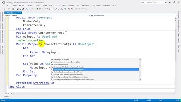 Customize Own TextBox Allow or Protect Number and Character in VB NET 2012