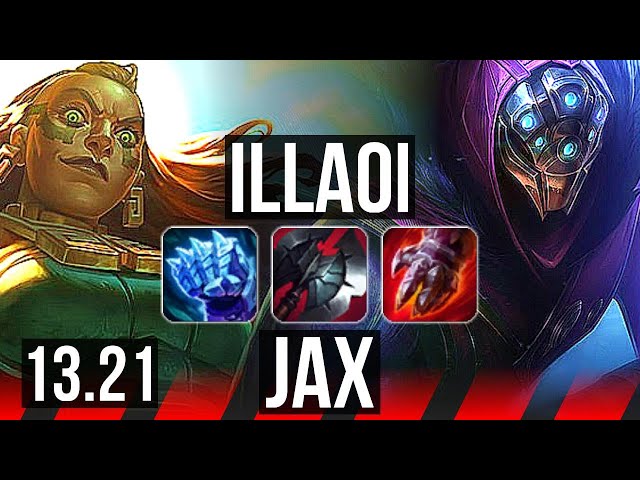 JAX vs ILLAOI (TOP), 10/1/2, 7 solo kills, Legendary, 500+ games, KR  Diamond