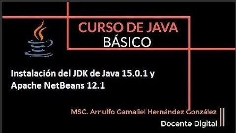 como Instalar el JDK de Java 15.0.1 y NetBeans 12.1 2020