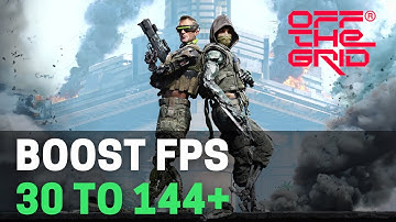 BEST PC Settings for Off The Grid (Maximize FPS & Visibility)