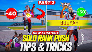 Solo Rank Push Tips & Tricks With New Strategy ✅🤯 | Br Rank Push Tips 🔥 | Utkarsh FF