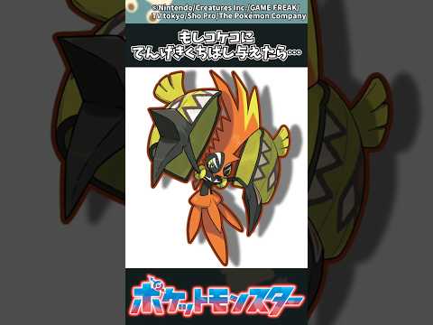 【ポケモン】もしコケコにでんげきくちばし与えたら… #ポケモン #反応集