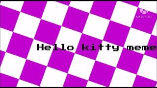 ❤️Hello Kitty meme❤️(TW: pink blood and flashing lights)