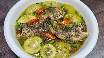 Cá Rô Kho Bầu thịt cá dai thơm món ăn cơm ngon cho bữa cơm gia đình