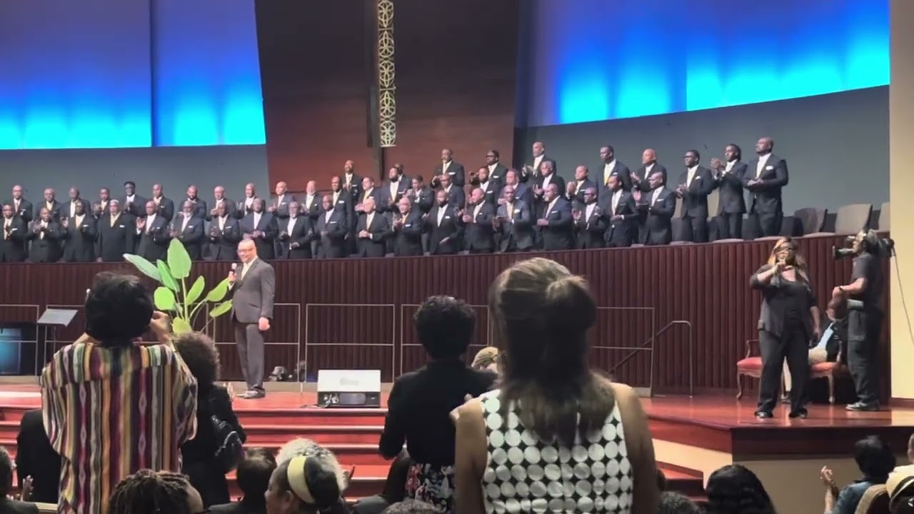Wheeler Avenue men’s choir at the Church without Walls