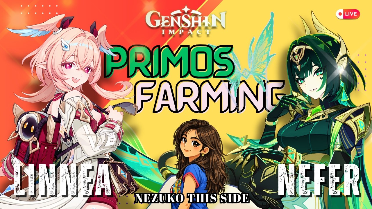 🔴LIVE Day-7 PRIMOS FARMING AND REVIEWS | GENSHIN IMPACT | LIVE with NezukoThisSide