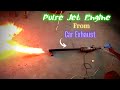 🔥Pulse Jet Engine From Car Exhaust||Selfstarting pulse jet engine