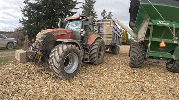 Hauling corn for the day!! 