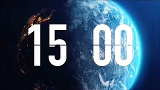 Earth Timer ⏳ | 15 Minute Focus Timer 🌍