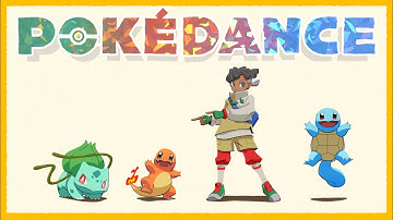 Pokémon partners of different generations dancing "POKÉDANCE" Animation Music Video