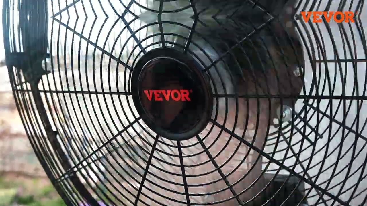 VEVOR - 18" Industrial Wall Mount Fan 3 Speed Commercial Ventilation Shop Fans