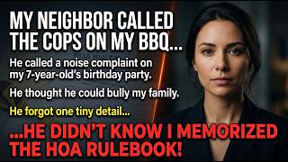 My Neighbor Called The Cops On My Daughter's Birthday BBQ..So I Read The HOA Rulebook| Revenge Story Update