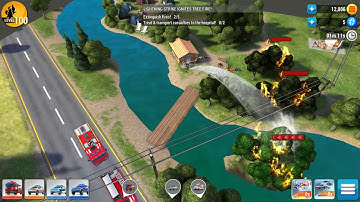 EMHQ forest fire with multiple structures