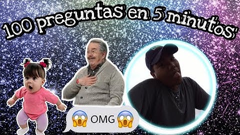 100 preguntas en 5 minutos.