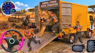 Симулятор вождения грузовика для перевозки животных; 3D-игра про водителя грузовика для перевозки... screenshot 4