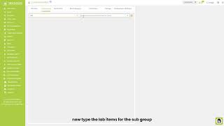 how to do grouping in lab test under lab management
