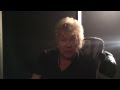 John Lodge Checks in Backstage