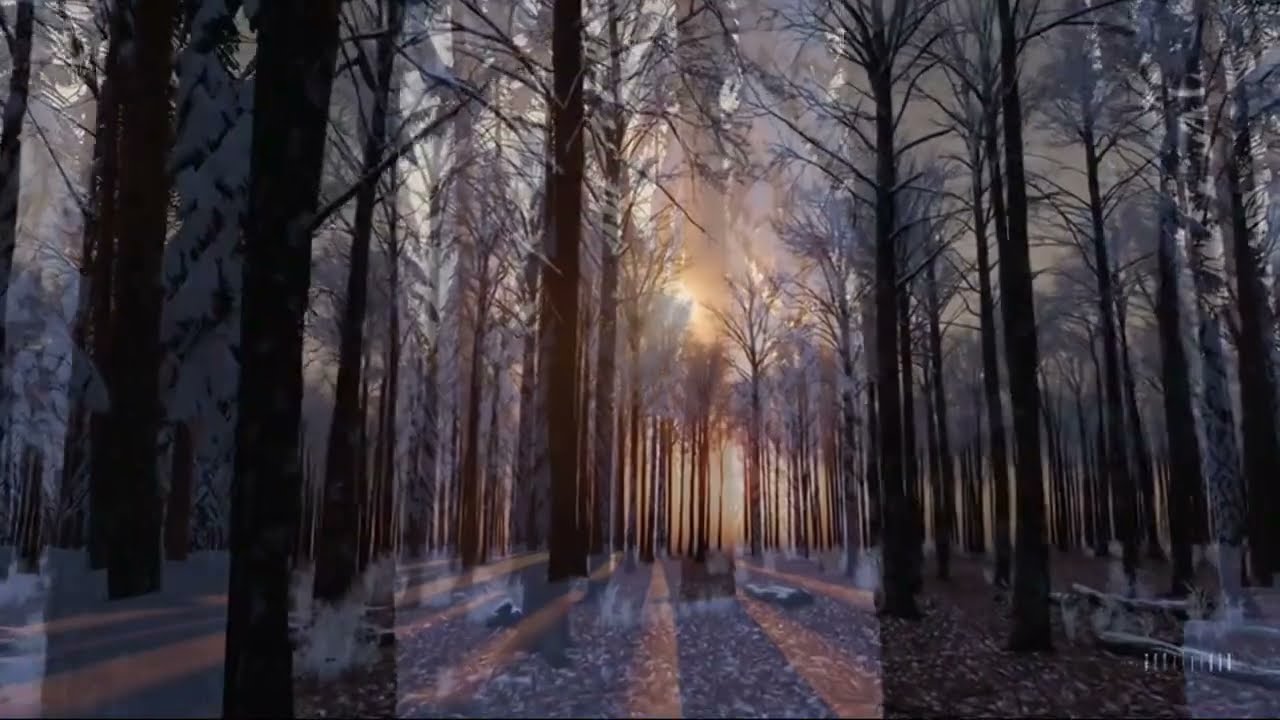 Winter Ambient - Gentle Evening Walk - Gentle Night - 10 Hours (Extended Mix)