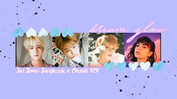 Dream Glow - BTS Jin, Jimin, Jungkook ft. Charlie XCX | 1 Hour Loop