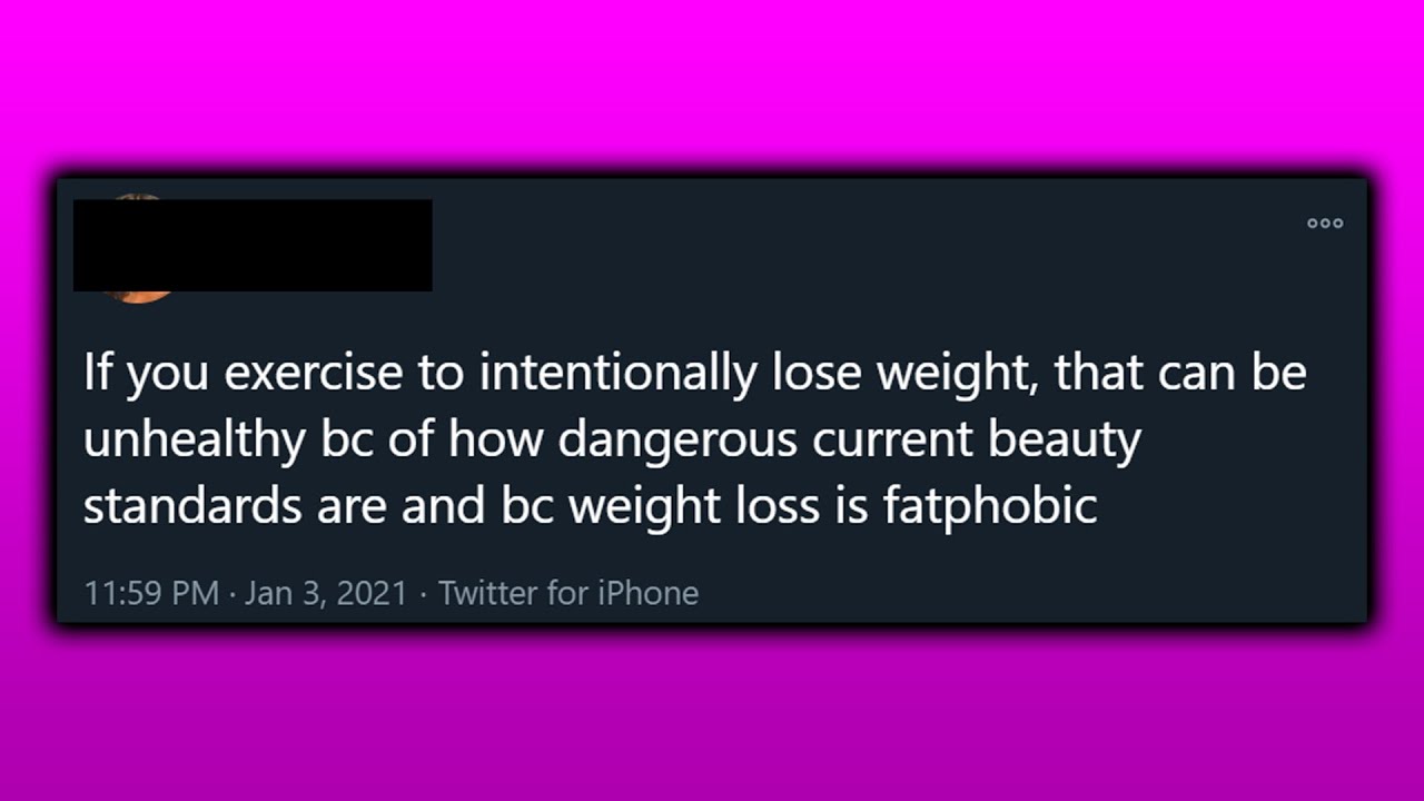 Eating Healthy Is 'Fatphobic' - YouTube