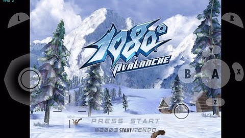 gamecube for ios- 1080 Avalanche (Menu and Intro test) gc4ios, dolphin emulator for ios