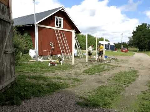 Video: Carportar Gjorda Av Trä För En Bil (46 Bilder): Enkelbacke Och Dubbellutning I Carport För Gör-det-själv-bilar, Projekt Och Idéer