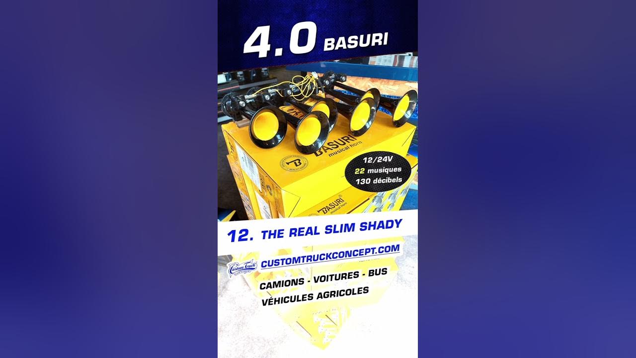 KLAXON BASURI EDITION 4.0 - 22 Mélodies (Baby Shark) Camion