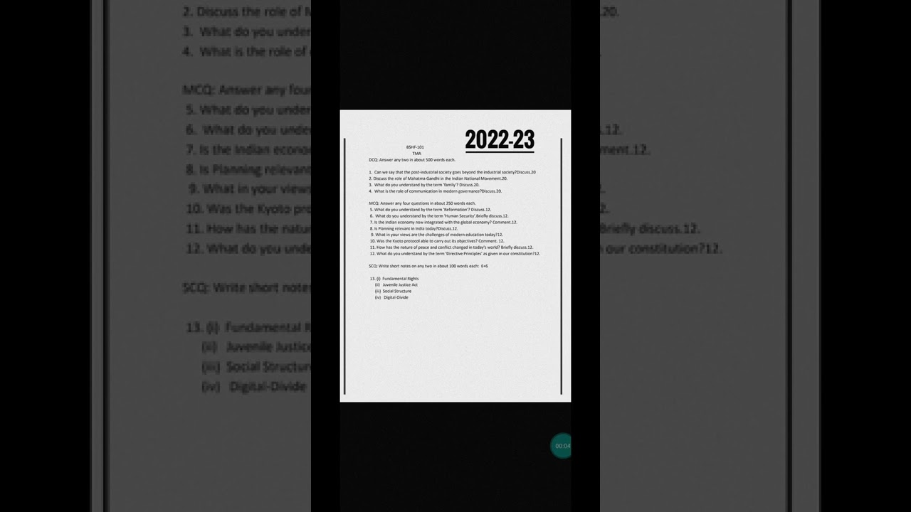 Bshf-101 ignou solved assignment 2022-23-24 WhatsApp:- 8603418154. Order Now. In English and Hindi