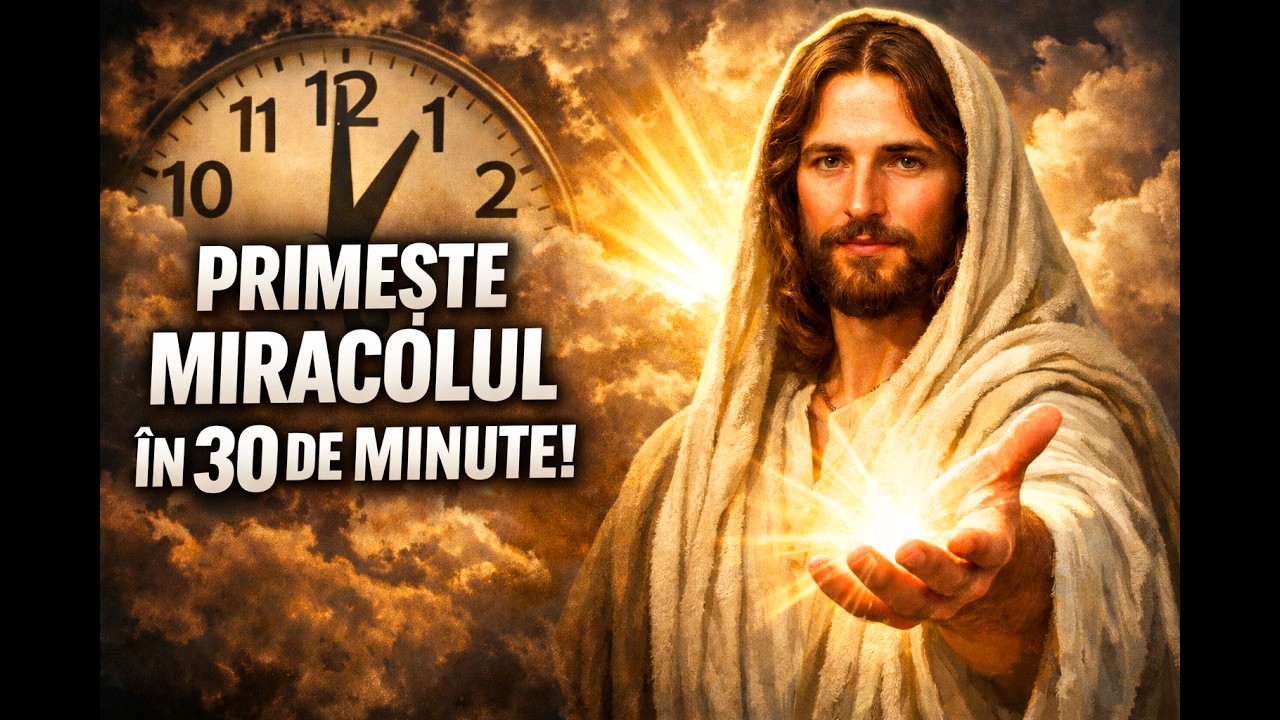 Dumnezeu spune  În 30 de minute vei primi minunea ta! Nu o ignora!