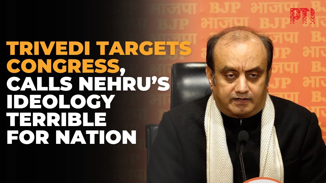 BJP’s Sudhanshu Trivedi takes aim at Nehru’s Ideology, congress under fire for glorifying invaders