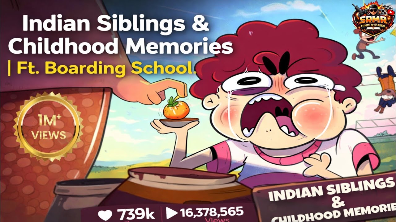 Indian Siblings & Childhood Pain | Ft. Boarding School Life 😢 /SRMR Hindi Stories/24.01.2026/