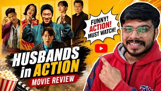 Husbands In Action K-Movie Review 😱 #trendingvideo #reviewvideo #review #actionkorean #kmovie #new