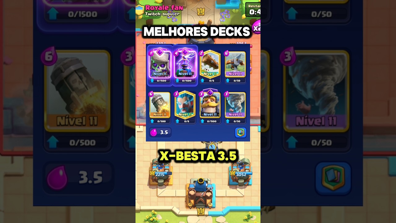 Jogando com os Melhores Decks do Clash Royale! 