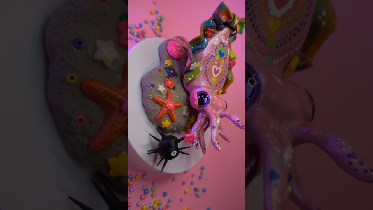 I turned garbage into a cuttlefish……. 