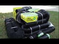 How to install a flexdrain landscape drain pipe system