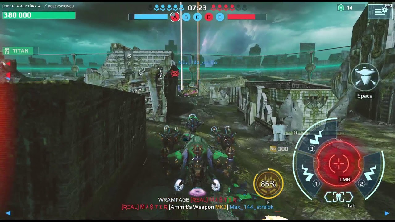 WAR ROBOTS , WAR ROBOTS TÜRKÇE EĞLENCESİNE MAÇLAR Klan İd :140874