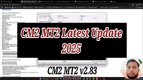 Infinity CM2 MT2 Latest Update 2025 | CM2 MT2 v2.83 Update | New Features & Supported Model Updates
