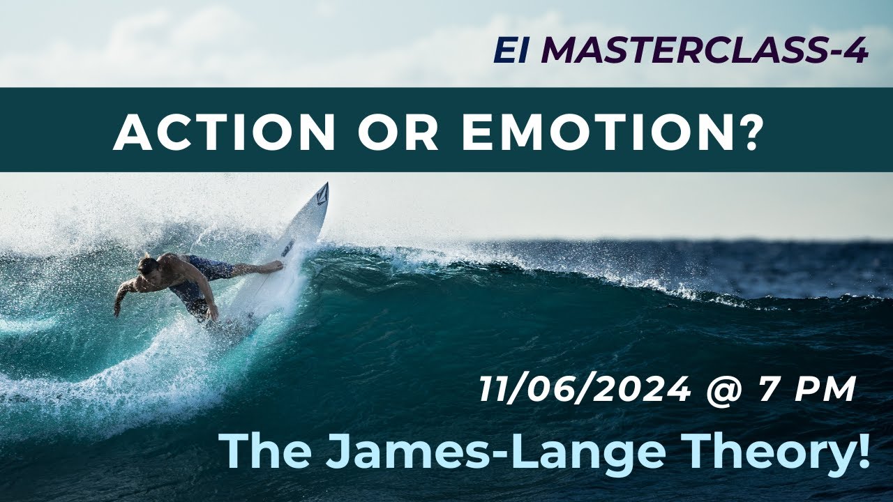 Is Your Body Controlling Your Mood? Action or Emotion?|The James-Lange Theory of Emotions| EI 4| TEZ