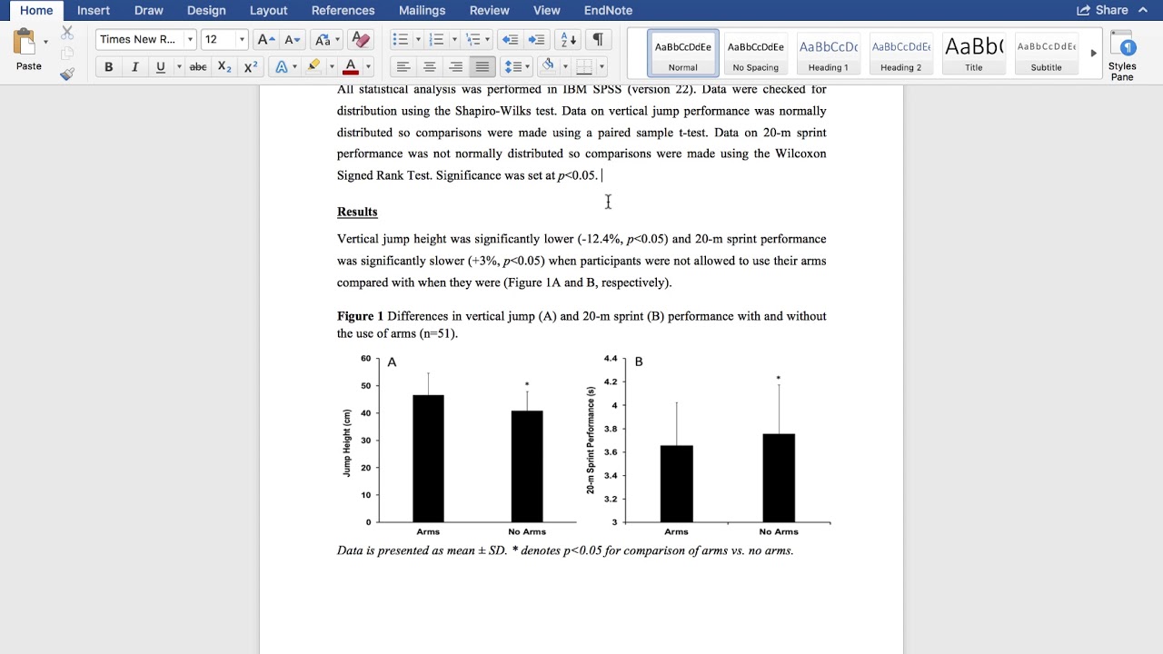 how to write statistical analysis section in research paper