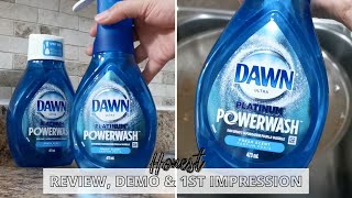 DAWN POWERWASH DISH SPRAY REVIEW | DEMO & FIRST IMPRESSION