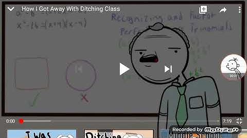 How I GOT away with ditching class by somethingelseyt REACTION