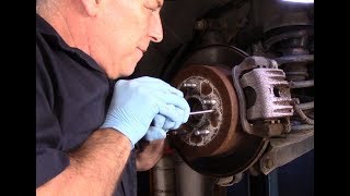 How to replace rear brakes and rotors on a Hyundai Santa Fe