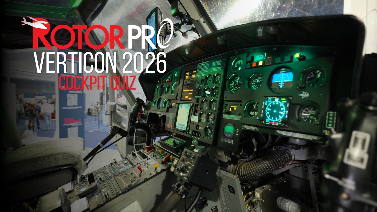 Take the Rotor Pro Verticon 2026 Helicopter Cockpit Quiz | VAI Verticon | Atlanta, GA