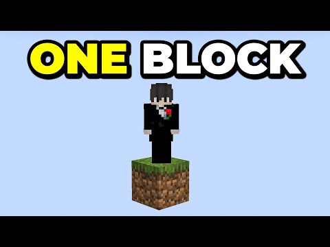 Tyle Osiągnąłem Na Początku Serwera OneBlock w Minecraft