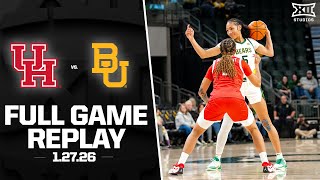 Houston vs. #14 Baylor Full Game Replay (1.27.26) | 2025-26 Big 12 Women's Basketball