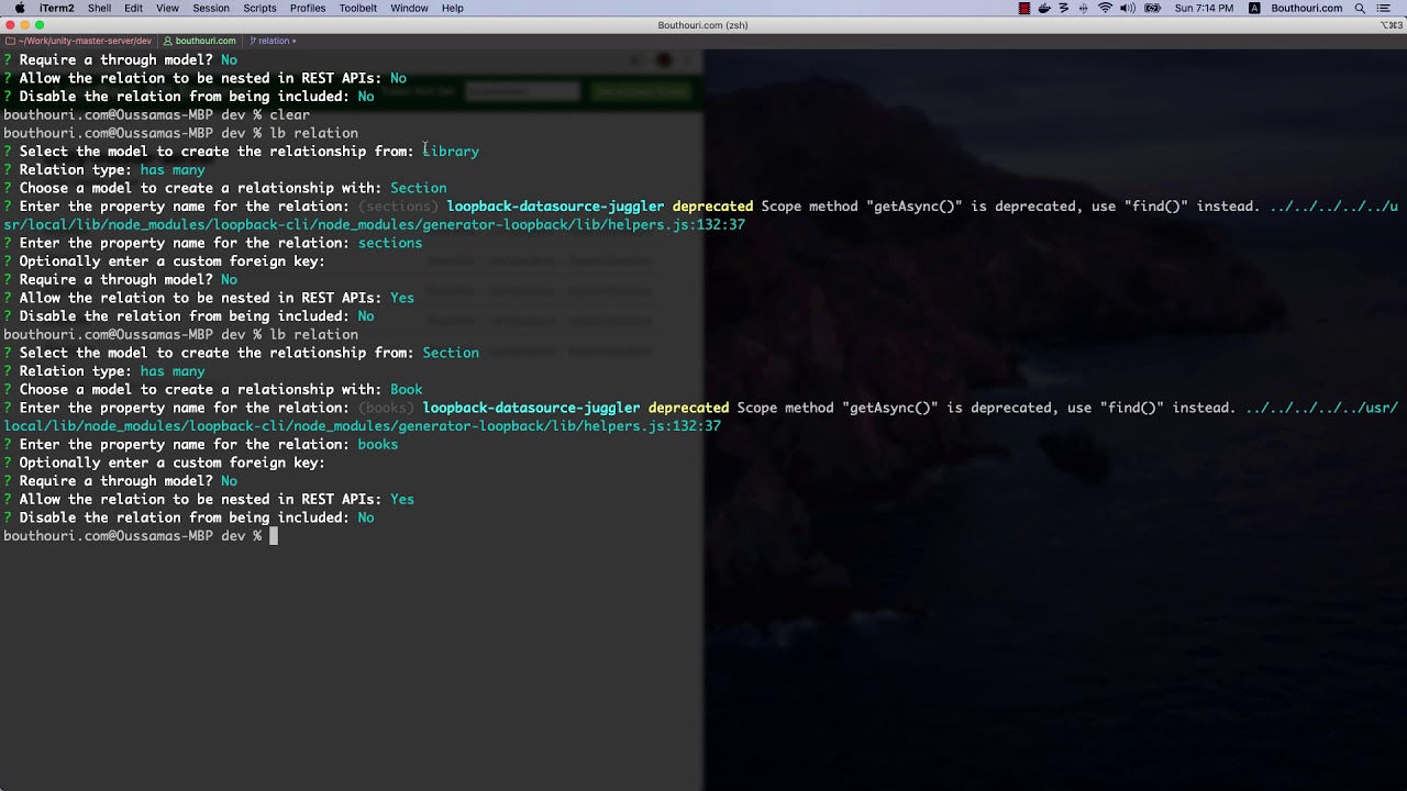 How To Make Relation In Loopback 5 5 5 5 