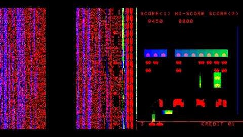 Space Invaders Real Time Memory Visualisation