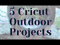 5 DIY Outdoor Patio Projects - Al Fresco Decor using your Cricut