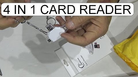 UNBOXING SD CARD READER 4 IN 1 INGEON