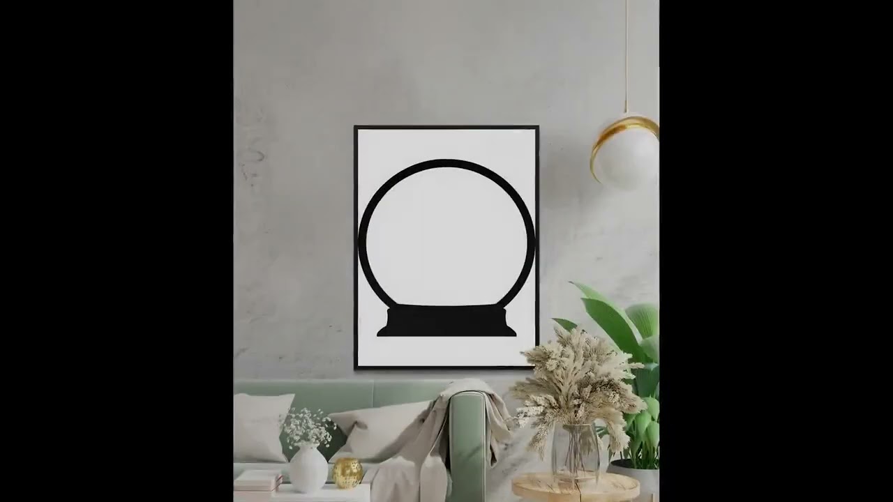 Snow Globe SVG, Winter Silhouette, Holiday Clipart, Christmas Decor Vector, Digital Cut File